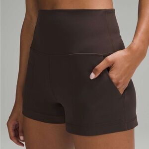 Lululemon Align Classic-Fit High-Rise Short 3" Espresso